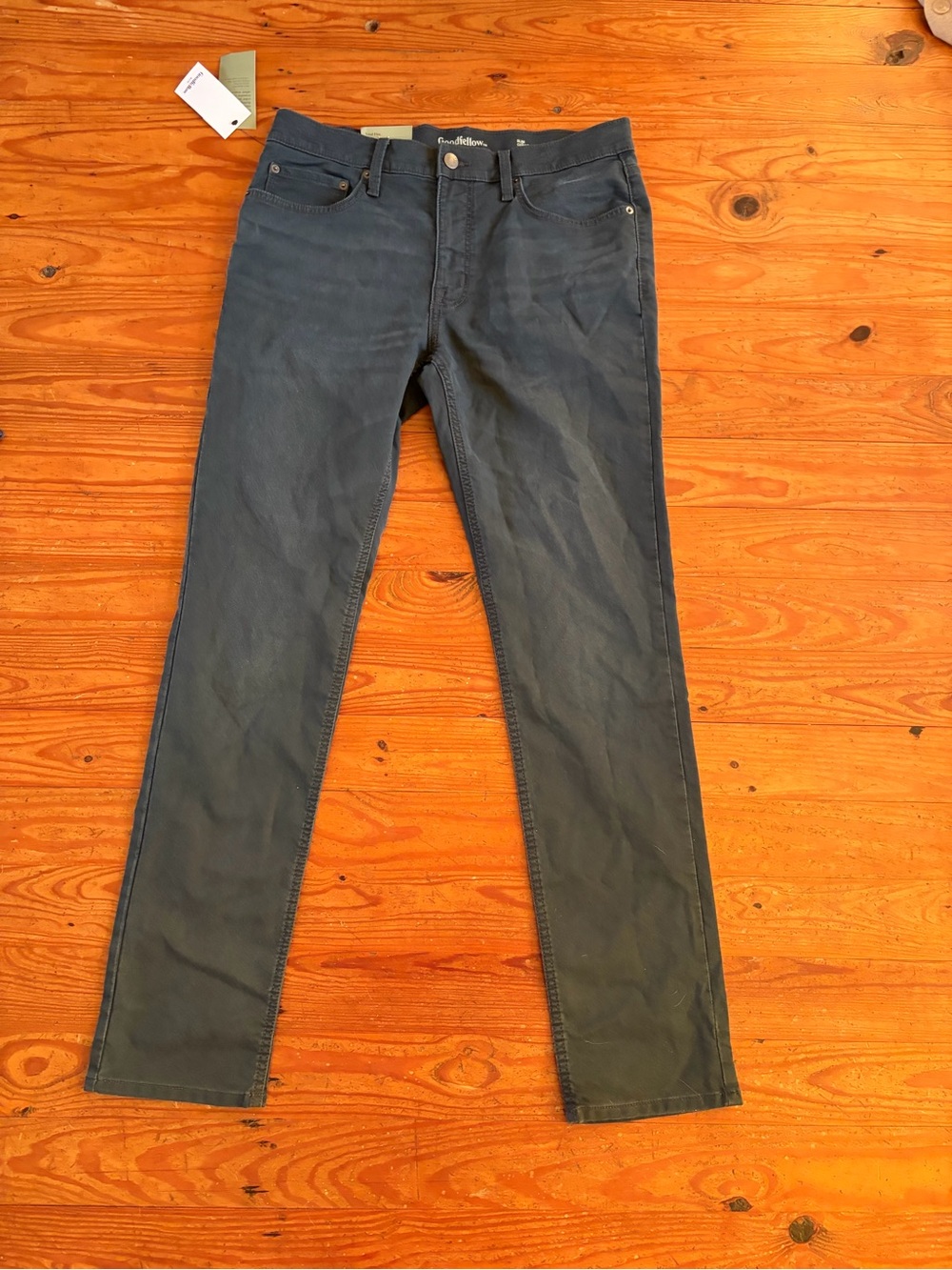 Goodfellow & Co Slim Straight Jeans in Dark Teal